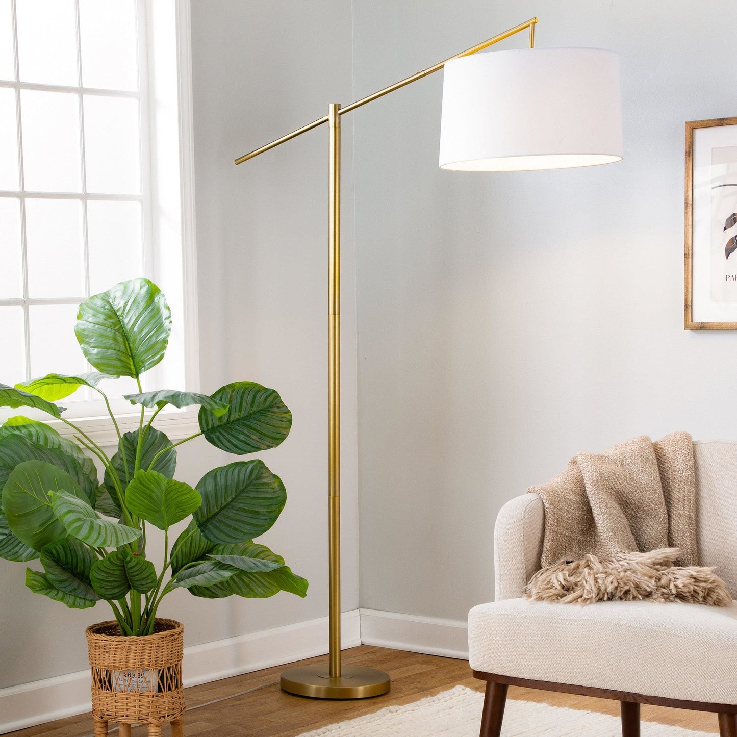 Majestic Office Furniture 69" Metal Floor Lamp