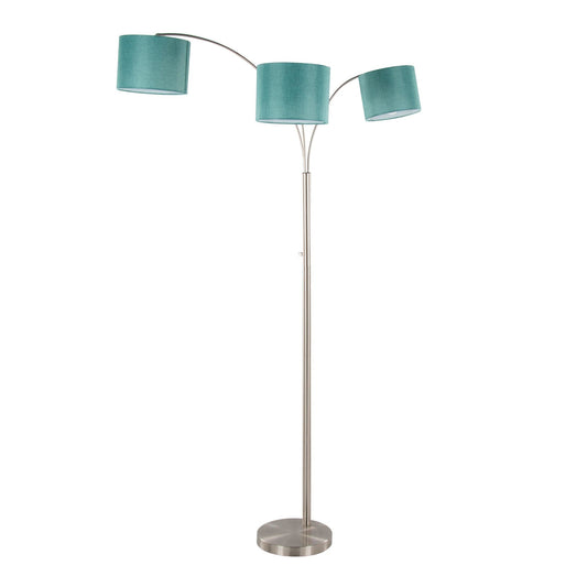 Majestic Office Furniture Trio 84" Metal Floor Lamp