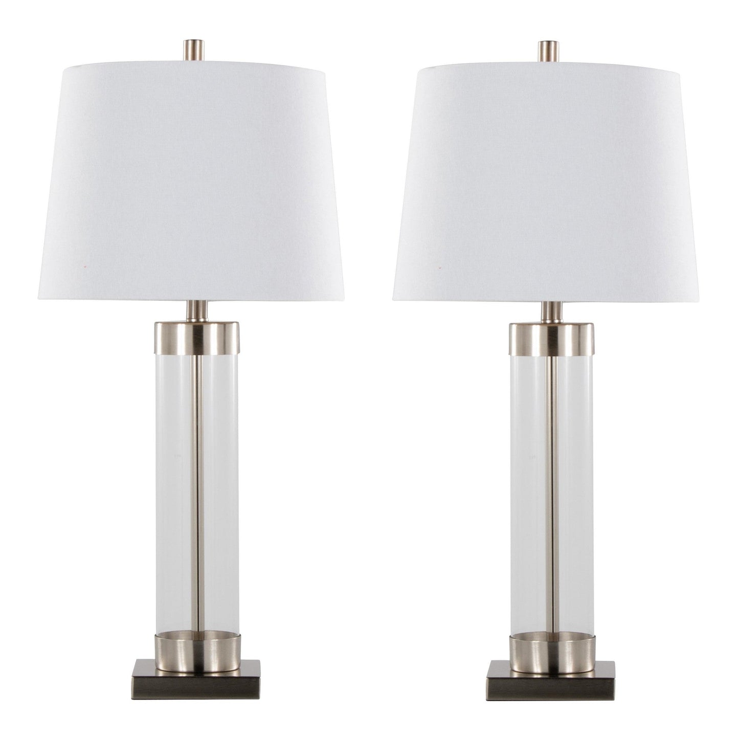 Lumisource Glacier 30" Glass Table Lamp - Set of 2