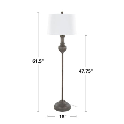 Majestic Office Furniture 61" Polyresin Floor Lamp
