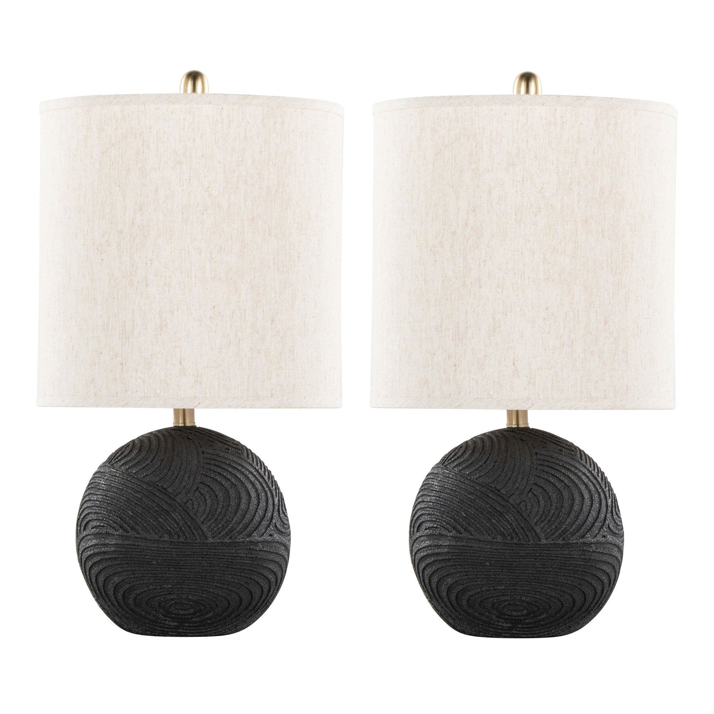 Majestic Office Furniture 23" Polyresin Table Lamp - Set of 2