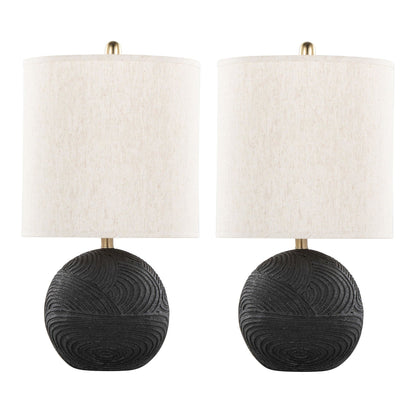 Majestic Office Furniture 23" Polyresin Table Lamp - Set of 2