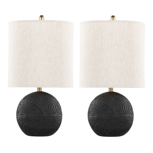 Majestic Office Furniture 23" Polyresin Table Lamp - Set of 2