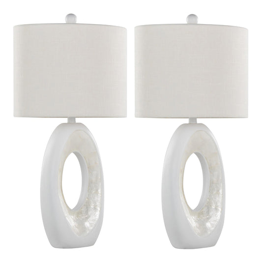 Majestic Office Furniture 29" Polyresin Table Lamp - Set of 2