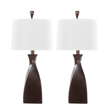 Majestic Office Furniture 30" Polyresin Table Lamp - Set of 2