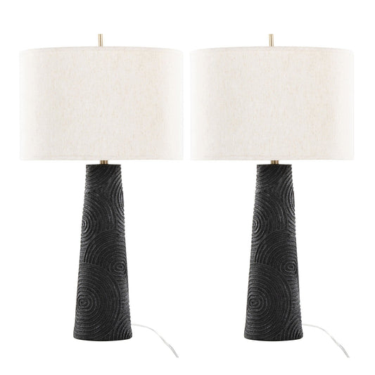 Majestic Office Furniture 31" Polyresin Table Lamp - Set of 2