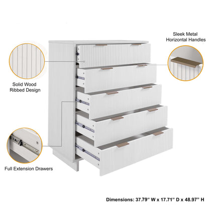 Manhattan Comfort 2-Piece Granville Chest and Double Dresser