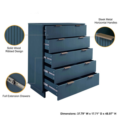 Manhattan Comfort 2-Piece Granville Chest and Double Dresser