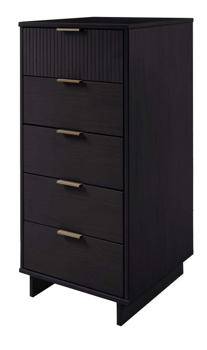 Manhattan Comfort 3-Piece Granville Dresser Set - Tall Narrow, Double Dresser, and Nightstand
