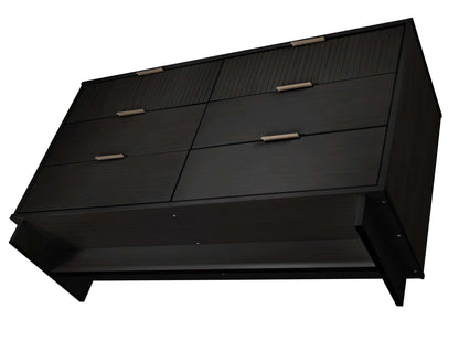 Manhattan Comfort 3-Piece Granville Dresser Set - Tall Narrow, Double Dresser, and Nightstand
