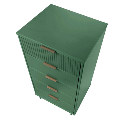 Manhattan Comfort 3-Piece Granville Dresser Set - Tall Narrow, Double Dresser, and Nightstand