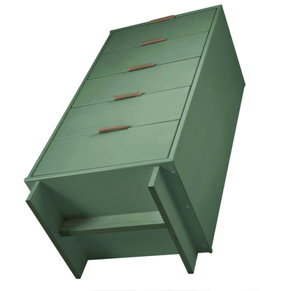 Manhattan Comfort 3-Piece Granville Dresser Set - Tall Narrow, Double Dresser, and Nightstand