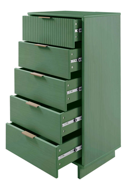 Manhattan Comfort 3-Piece Granville Dresser Set - Tall Narrow, Double Dresser, and Nightstand