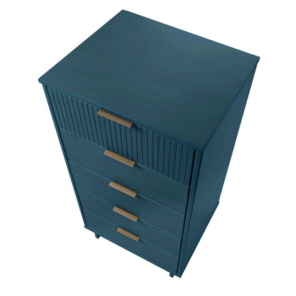 Manhattan Comfort 3-Piece Granville Dresser Set - Tall Narrow, Double Dresser, and Nightstand