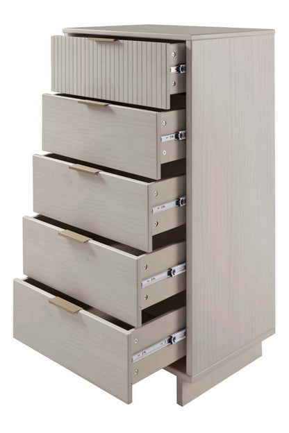 Manhattan Comfort 3-Piece Granville Dresser Set - Tall Narrow, Double Dresser, and Nightstand
