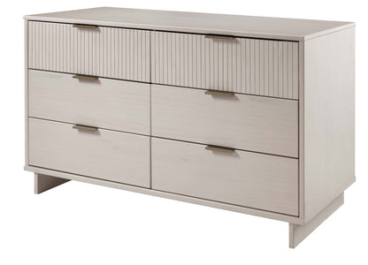 Manhattan Comfort 3-Piece Granville Dresser Set - Tall Narrow, Double Dresser, and Nightstand