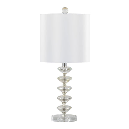 Majestic Office Furniture Stacked 23" Crystal Table Lamp - Set of 2