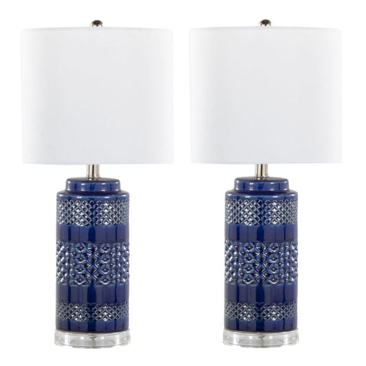 Majestic Office Furniture 21" Ceramic Table Lamp - Set of 2