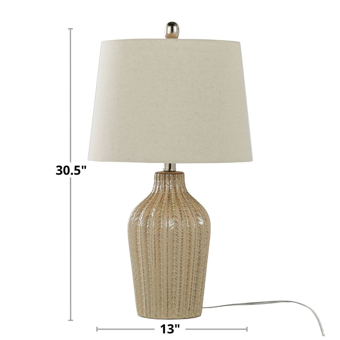 Majestic Office Furniture 23" Ceramic Table Lamp - Set of 2