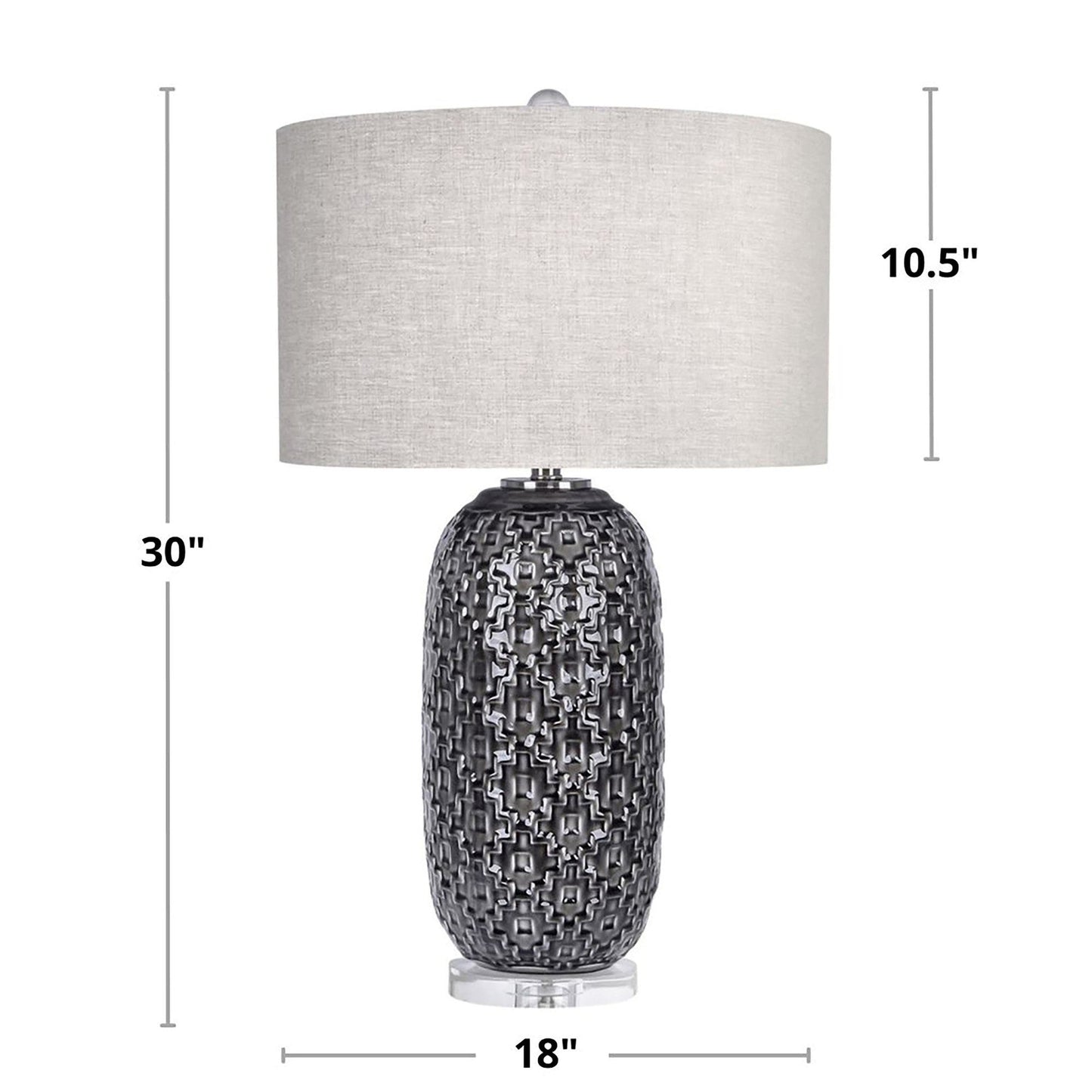 Majestic Office Furniture 30" Ceramic Table Lamp