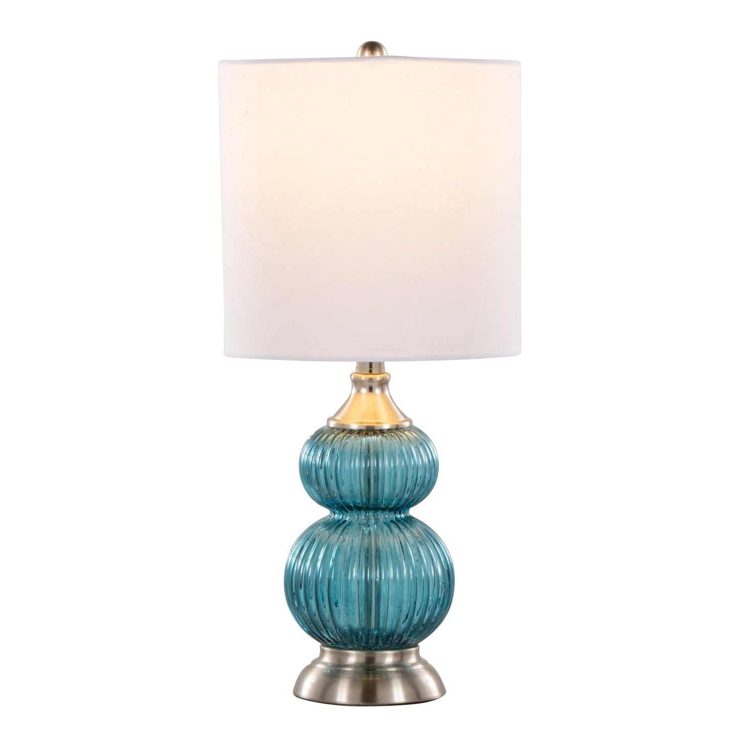 Majestic Office Furniture 20" Glass Accent Lamp - Set of 2
