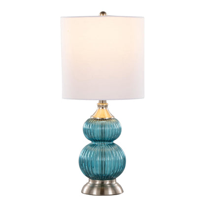 Majestic Office Furniture 20" Glass Accent Lamp - Set of 2