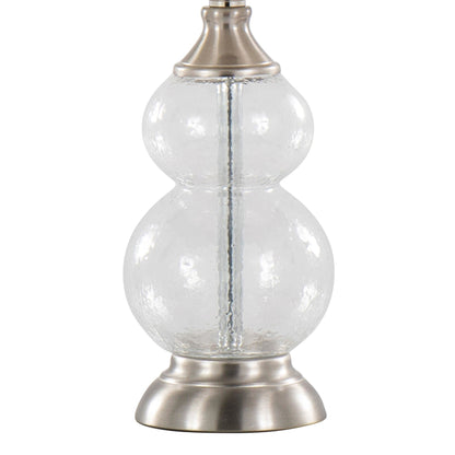 Majestic Office Furniture 20" Glass Accent Lamp - Set of 2