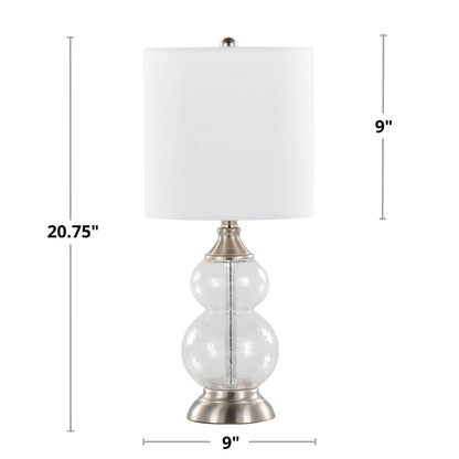 Majestic Office Furniture 20" Glass Accent Lamp - Set of 2
