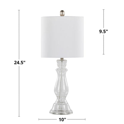Majestic Office Furniture 24" Glass Table Lamp - Set of 2