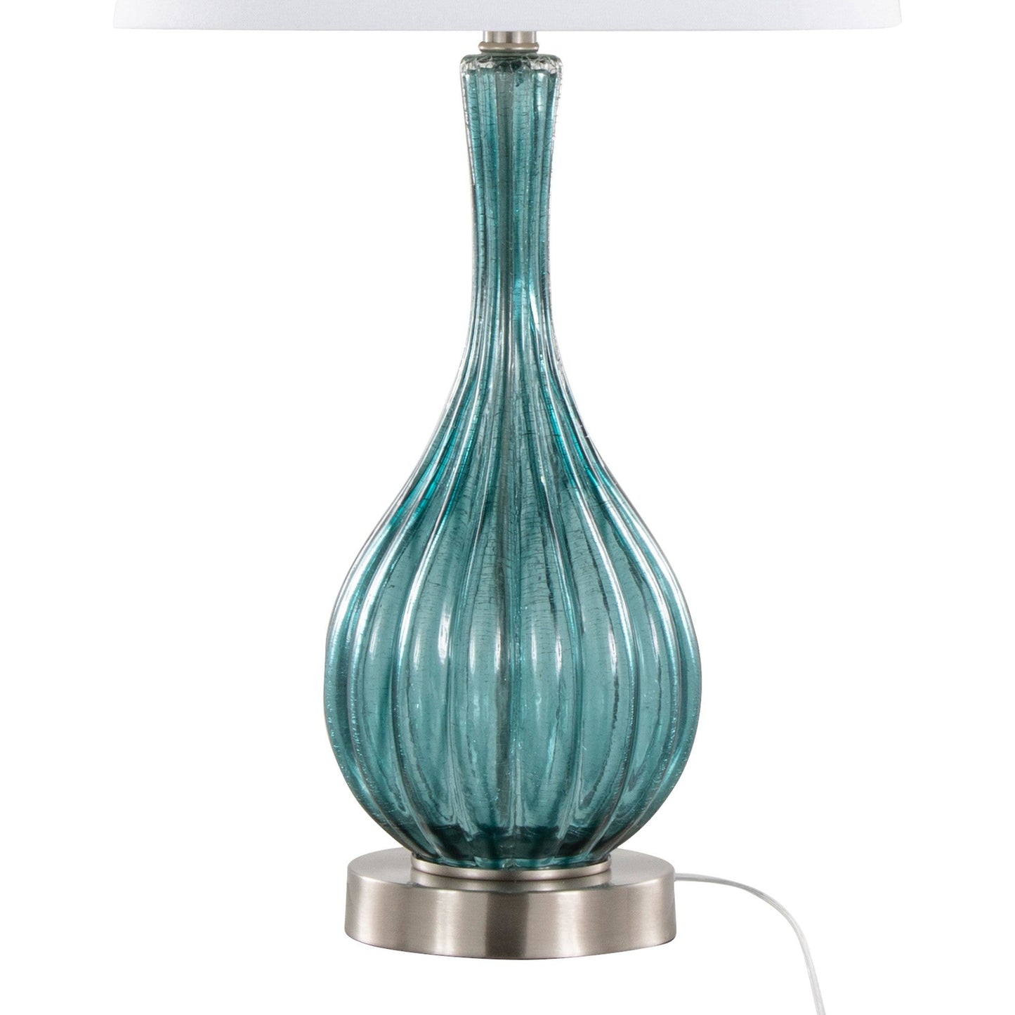 Majestic Office Furniture 27" Glass Table Lamp - Set of 2