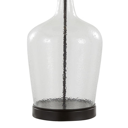 Majestic Office Furniture 28" Glass Table Lamp with Usb - Set of 2