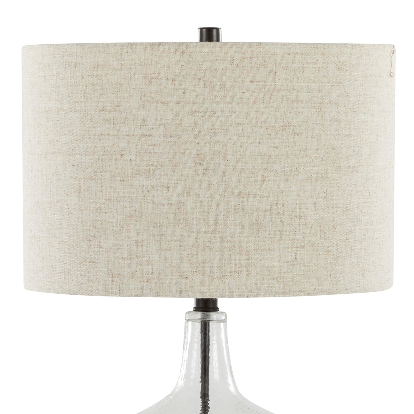 Majestic Office Furniture 28" Glass Table Lamp with Usb - Set of 2