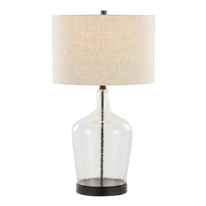 Majestic Office Furniture 28" Glass Table Lamp with Usb - Set of 2
