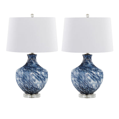 Majestic Office Furniture 27" Glass Table Lamp - Set of 2