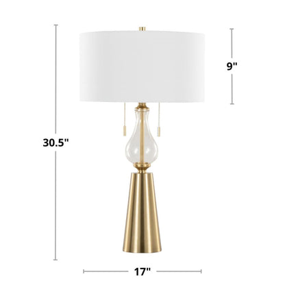 Lumisource Rook 30" Metal Table Lamp - Set of 2