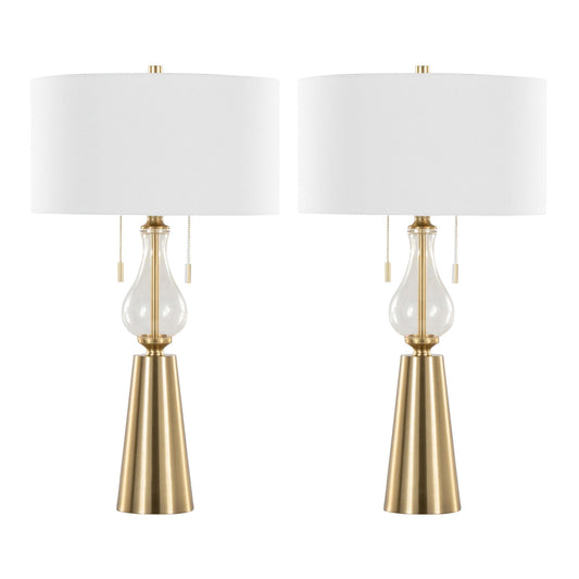 Majestic Office Furniture 30" Metal Table Lamp - Set of 2
