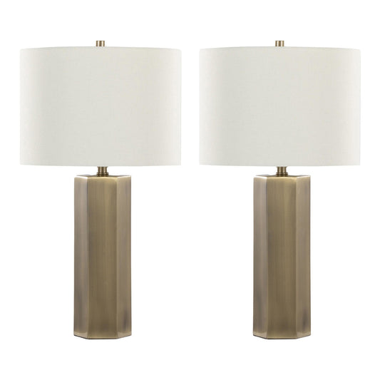 Majestic Office Furniture 26" Metal Table Lamp - Set of 2