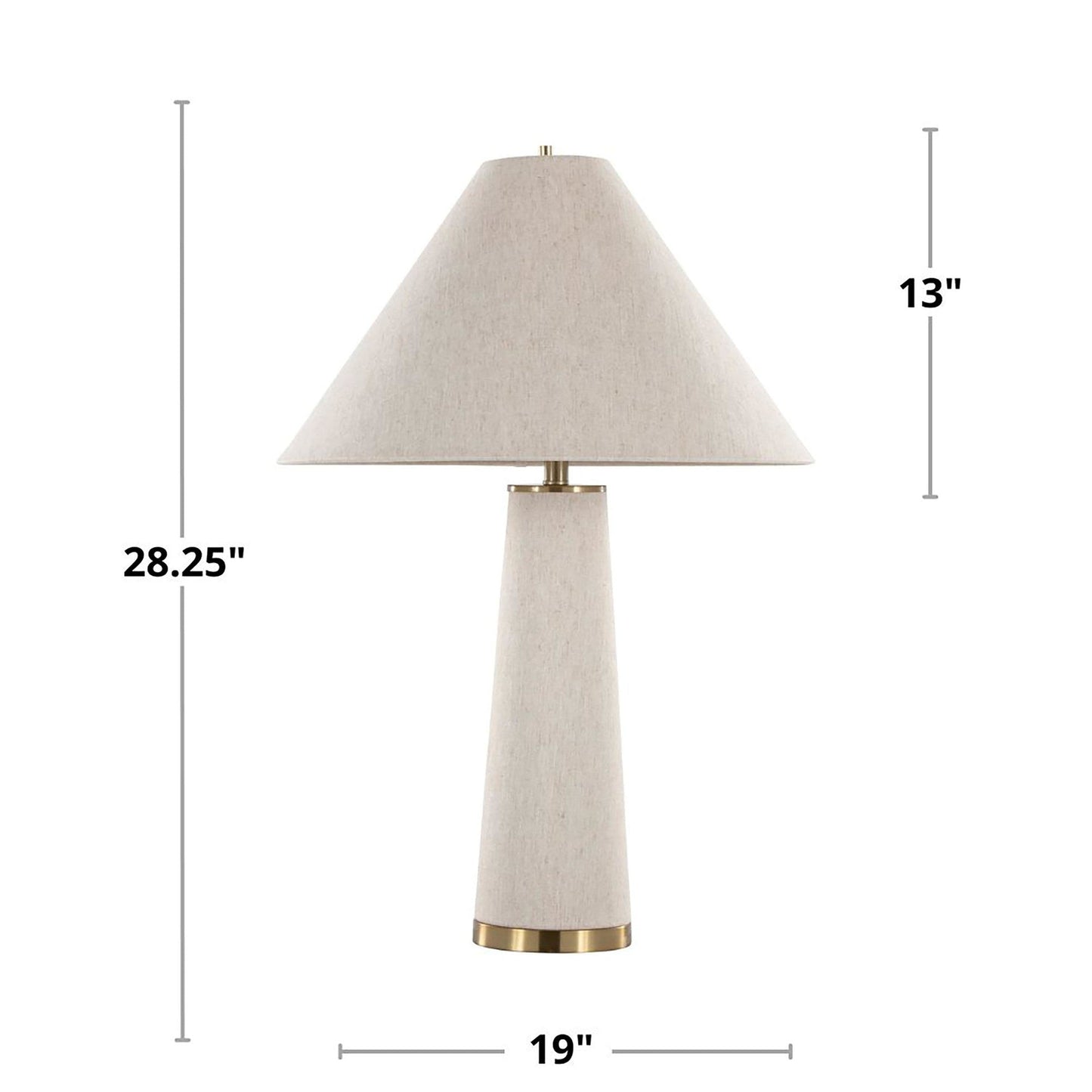 Majestic Office Furniture 28" Metal Table Lamp - Set of 2