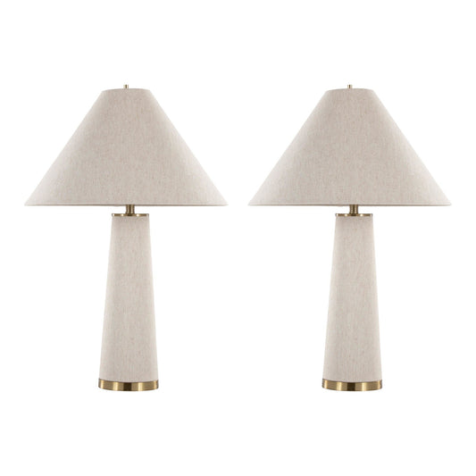 Majestic Office Furniture 28" Metal Table Lamp - Set of 2
