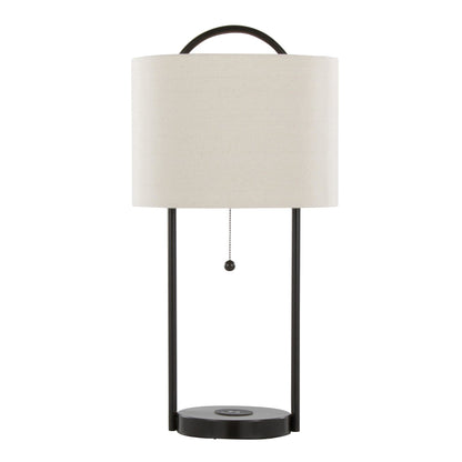 Majestic Office Furniture 28" Metal Table Lamp with Wireless Charging - Set of 2