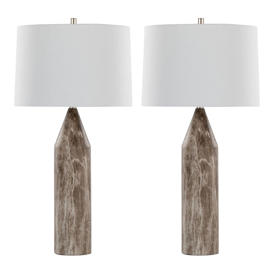 Majestic Office Furniture 30" Metal Table Lamp - Set of 2