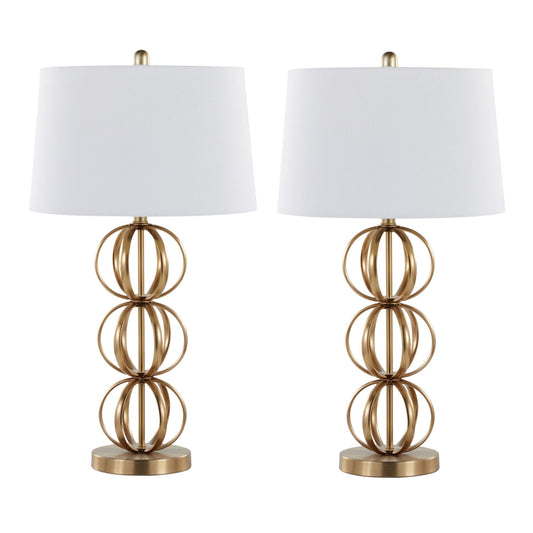 Majestic Office Furniture 29" Metal Table Lamp - Set of 2