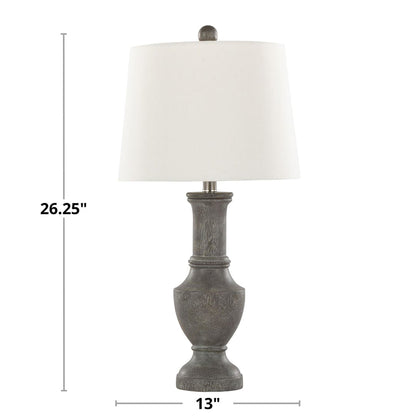 Majestic Office Furniture 26" Polyresin Table Lamp - Set of 2