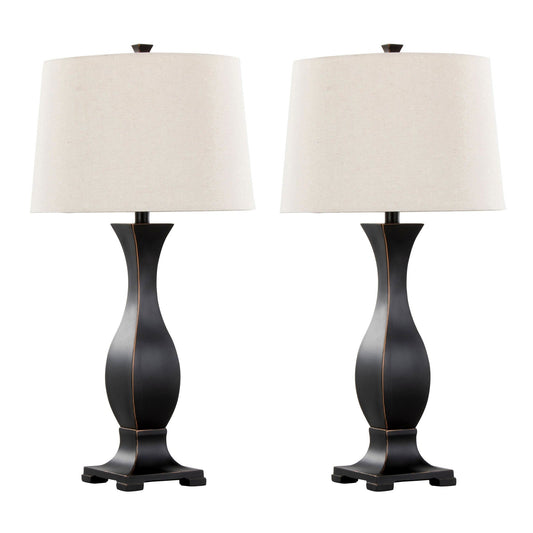 Majestic Office Furniture 29" Polyresin Table Lamp - Set of 2