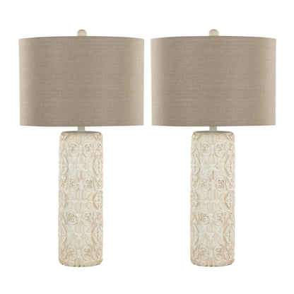 Majestic Office Furniture 30" Polyresin Table Lamp - Set of 2