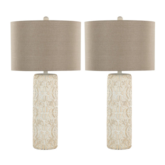 Majestic Office Furniture 30" Polyresin Table Lamp - Set of 2