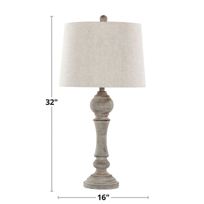 Majestic Office Furniture 32" Polyresin Table Lamp - Set of 2