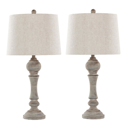 Majestic Office Furniture 32" Polyresin Table Lamp - Set of 2