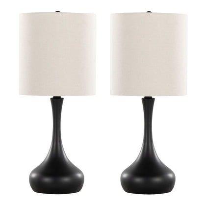 Majestic Office Furniture 24" Metal Table Lamp - Set of 2