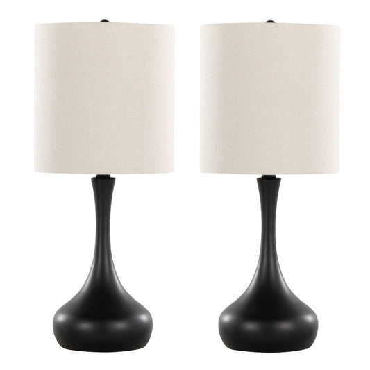 Majestic Office Furniture 24" Metal Table Lamp - Set of 2